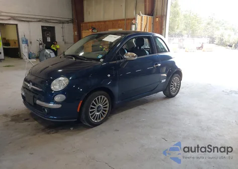 2013 Fiat 500 Lounge from USA, damaged, VIN 3C3CFFCRXDT536511